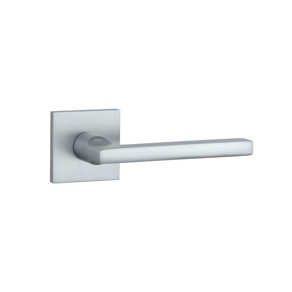 Klamka Stile Sira na rozecie kwadratowej Q Slim 7 mm, chrom satynowy