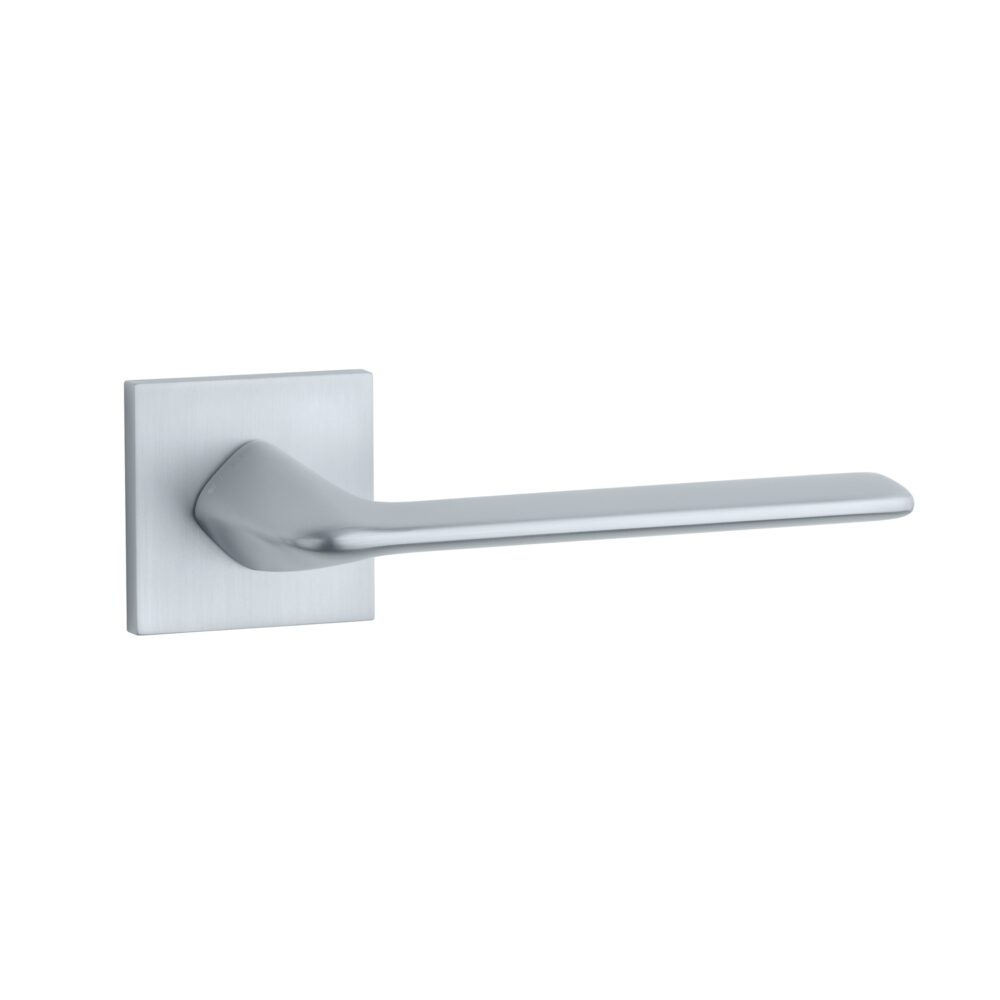 Klamka Stile Toba na rozecie kwadratowej Q Slim 7 mm, chrom satynowy
