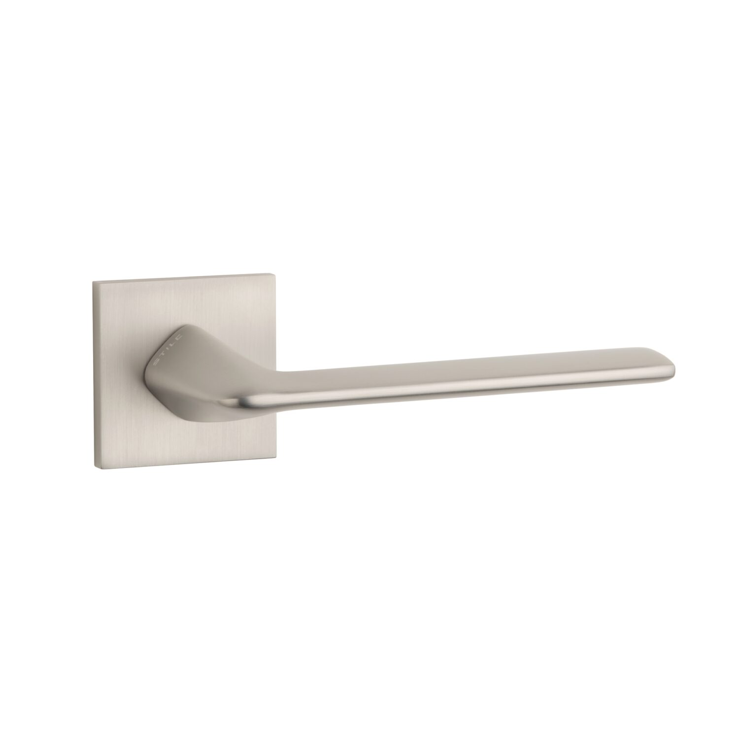 Klamka Stile Toba na rozecie kwadratowej Q Slim 7 mm, nikiel