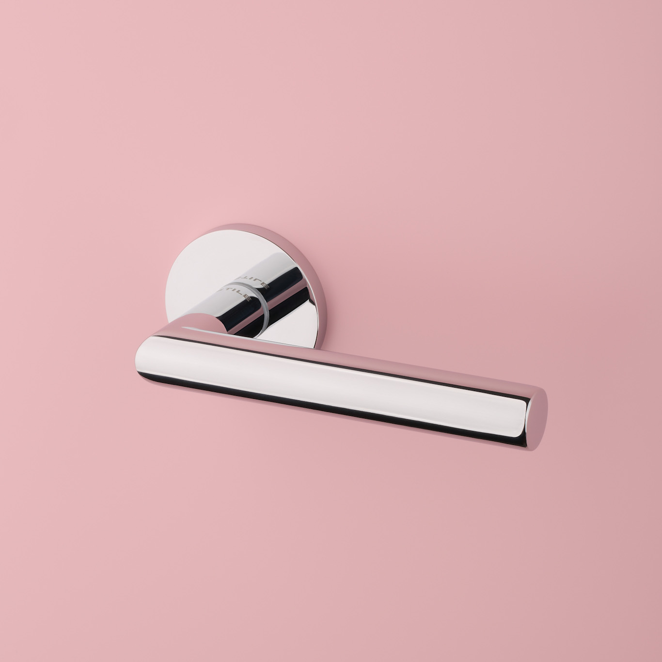 Klamka Stile Yuza na rozecie okrągłej R Slim 7 mm, chrom polerowany