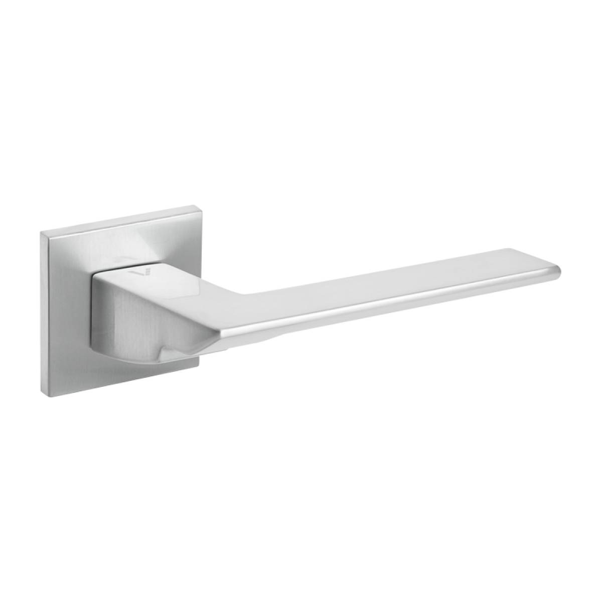 Klamka Tender Fit na rozecie kwadratowej R67F chrom-satyna