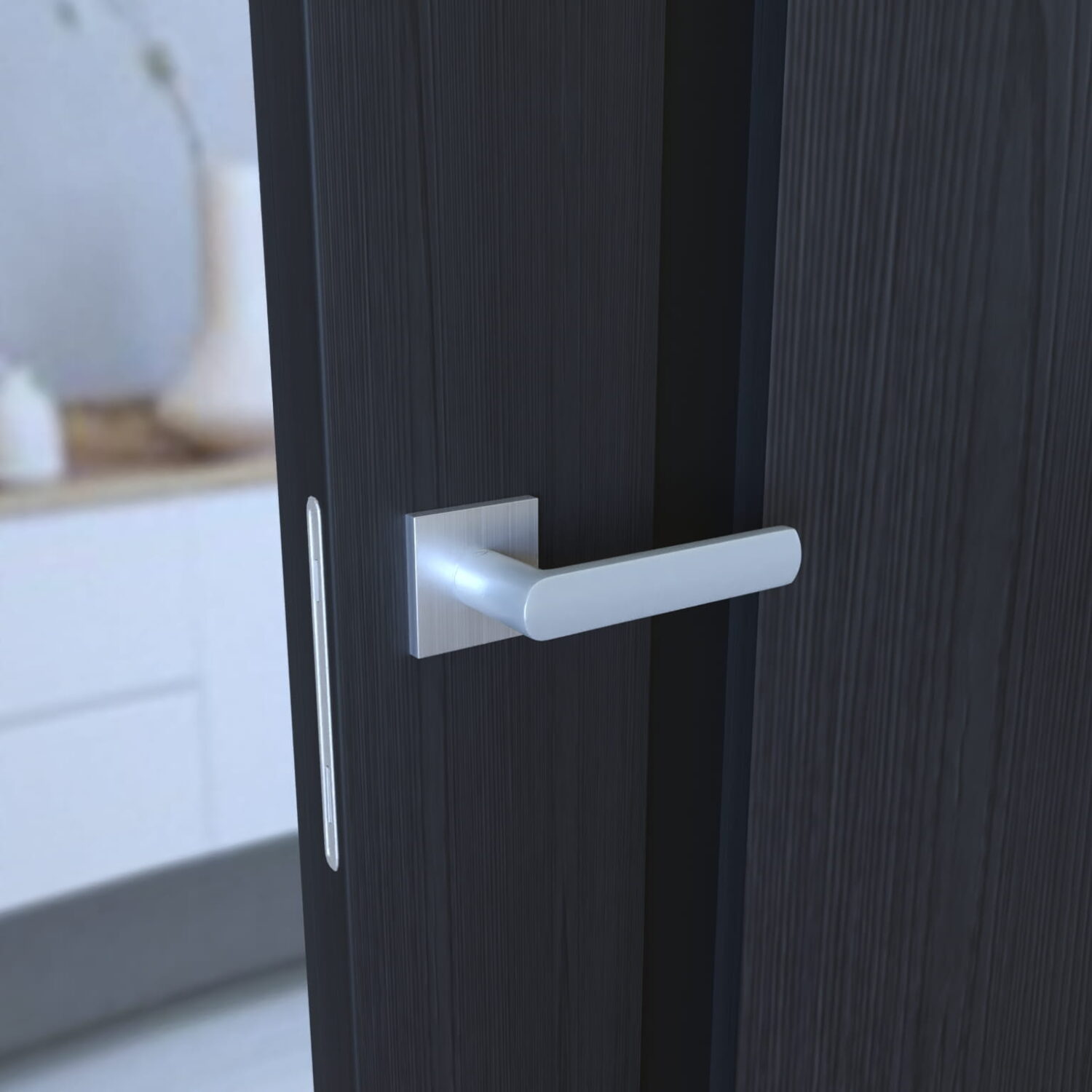 Klamka Torino Fit KTF M700 na rozecie kwadratowej chrom-mat