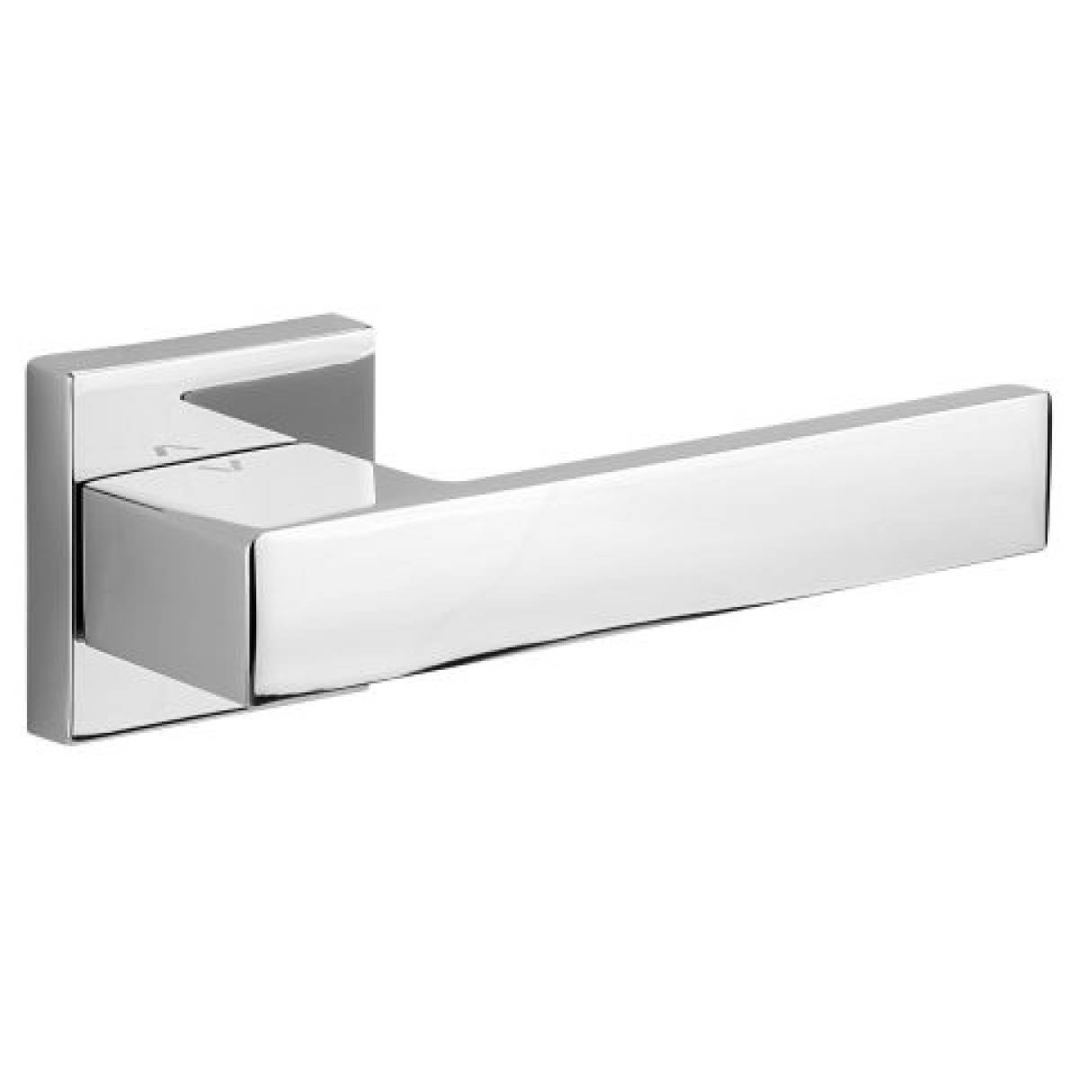 Klamka TotalQ na rozecie kwadratowej R67 chrom