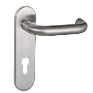 Klamka Ultra KUL 512 na szyldzie długim 3/4 wkładka INOX