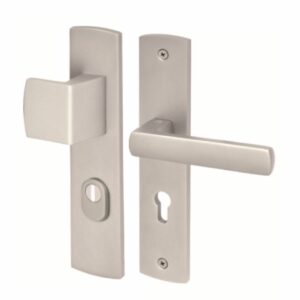 Klamko-pochwyt Exit klasa 3 R70 szyld 92mm inox z zabezpieczeniem wkładki
