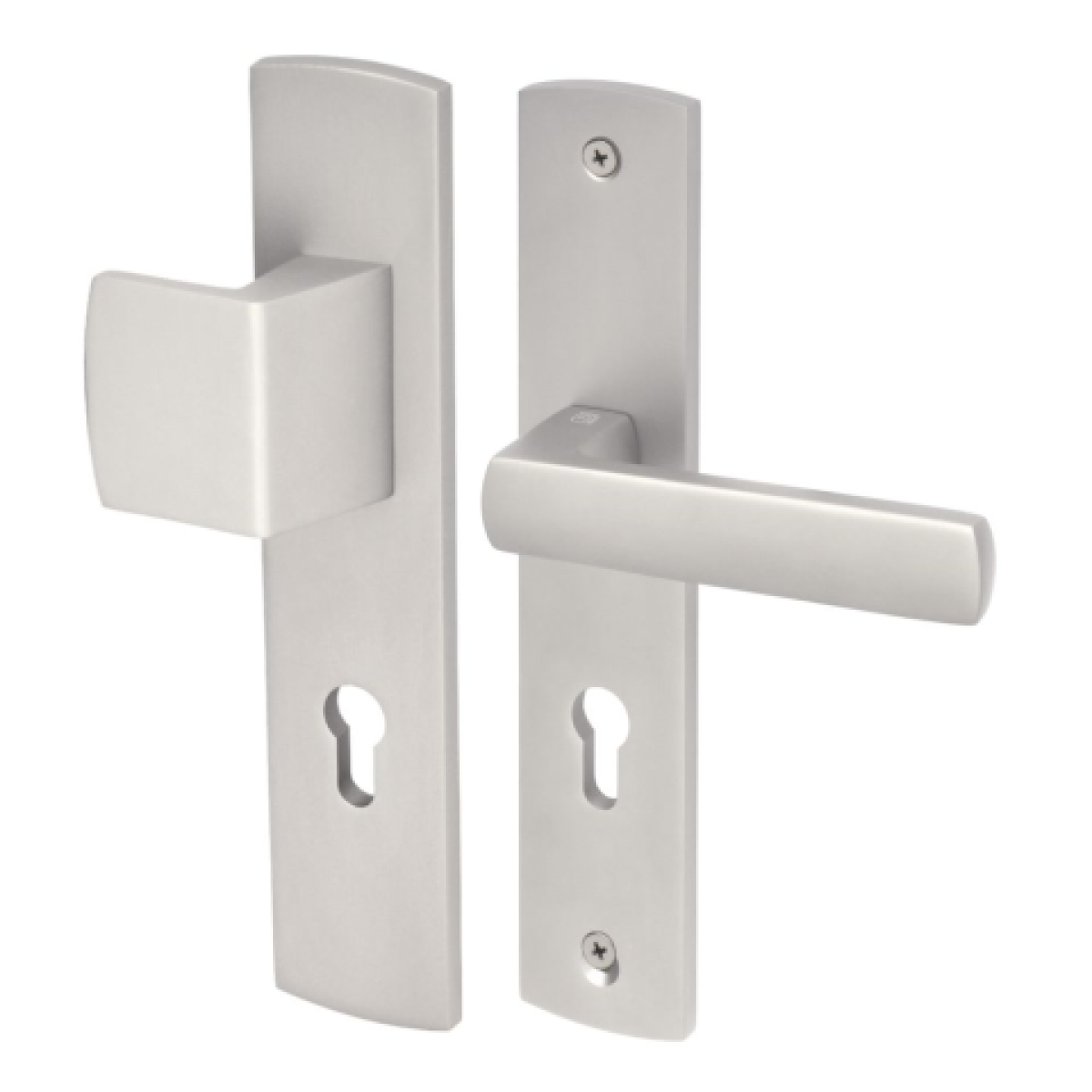Klamko-pochwyt zewnętrzny Exit klasa 1 R58 szyld 72mm inox wkładka