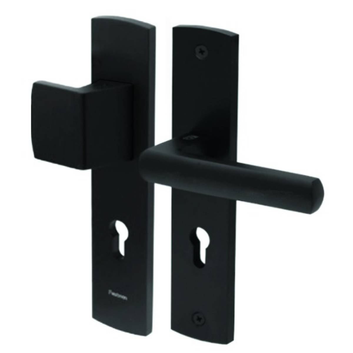 Klamko-pochwyt zewnętrzny Exit klasa 1 R58 szyld 92mm czarny wkładka