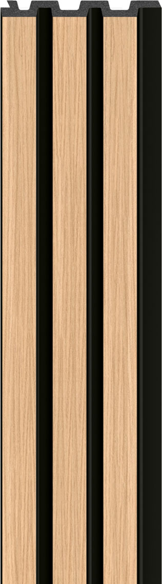 Lamele ścienne Linerio M-Line Black 12,2 × 265 × 1,2 cm