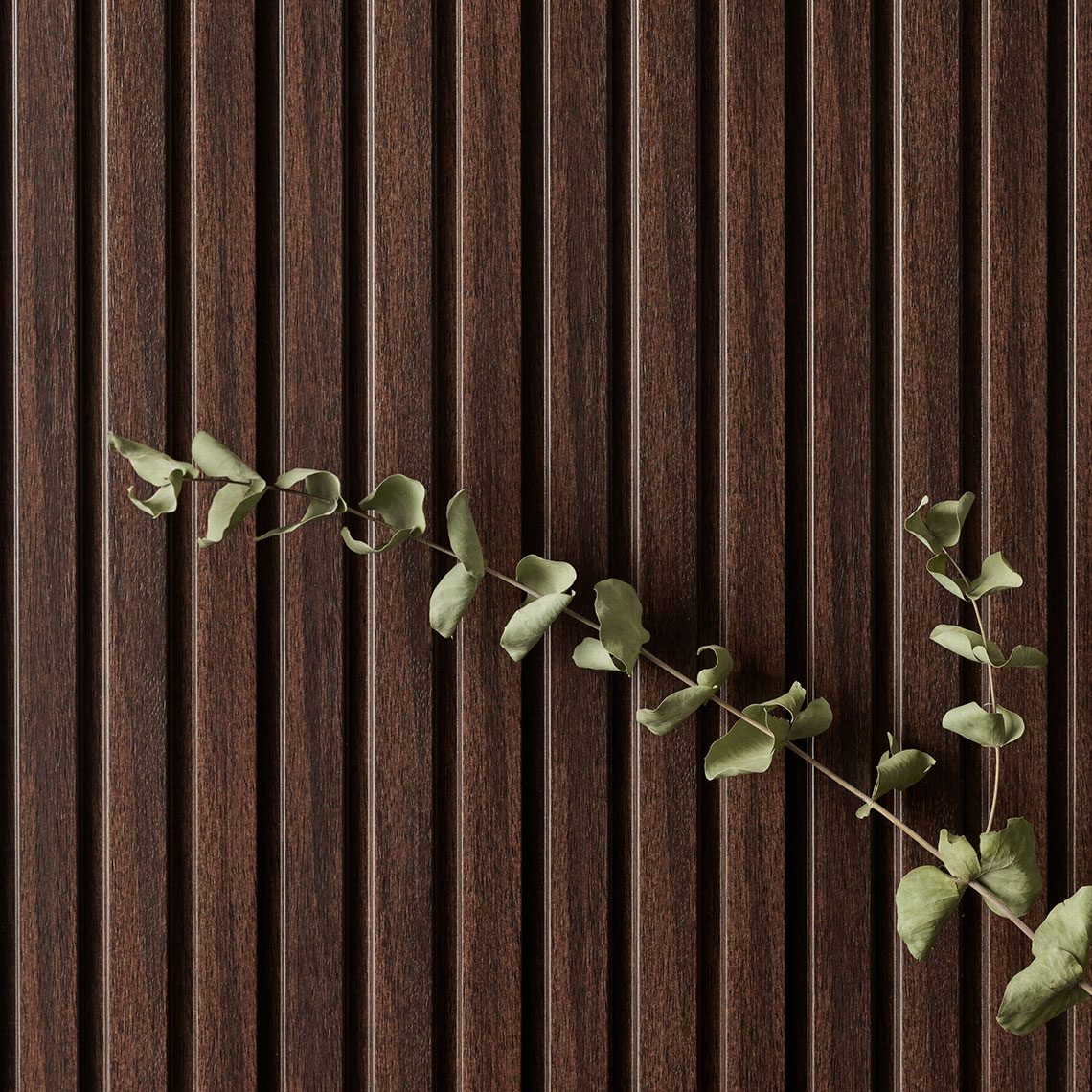 Lamele ścienne Linerio M-Line Chocolate 12,2 × 265 × 1,2 cm