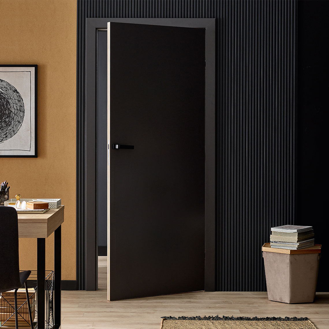 Lamele ścienne Linerio S-Line Anthracite 12,2 × 265 × 1,2 cm