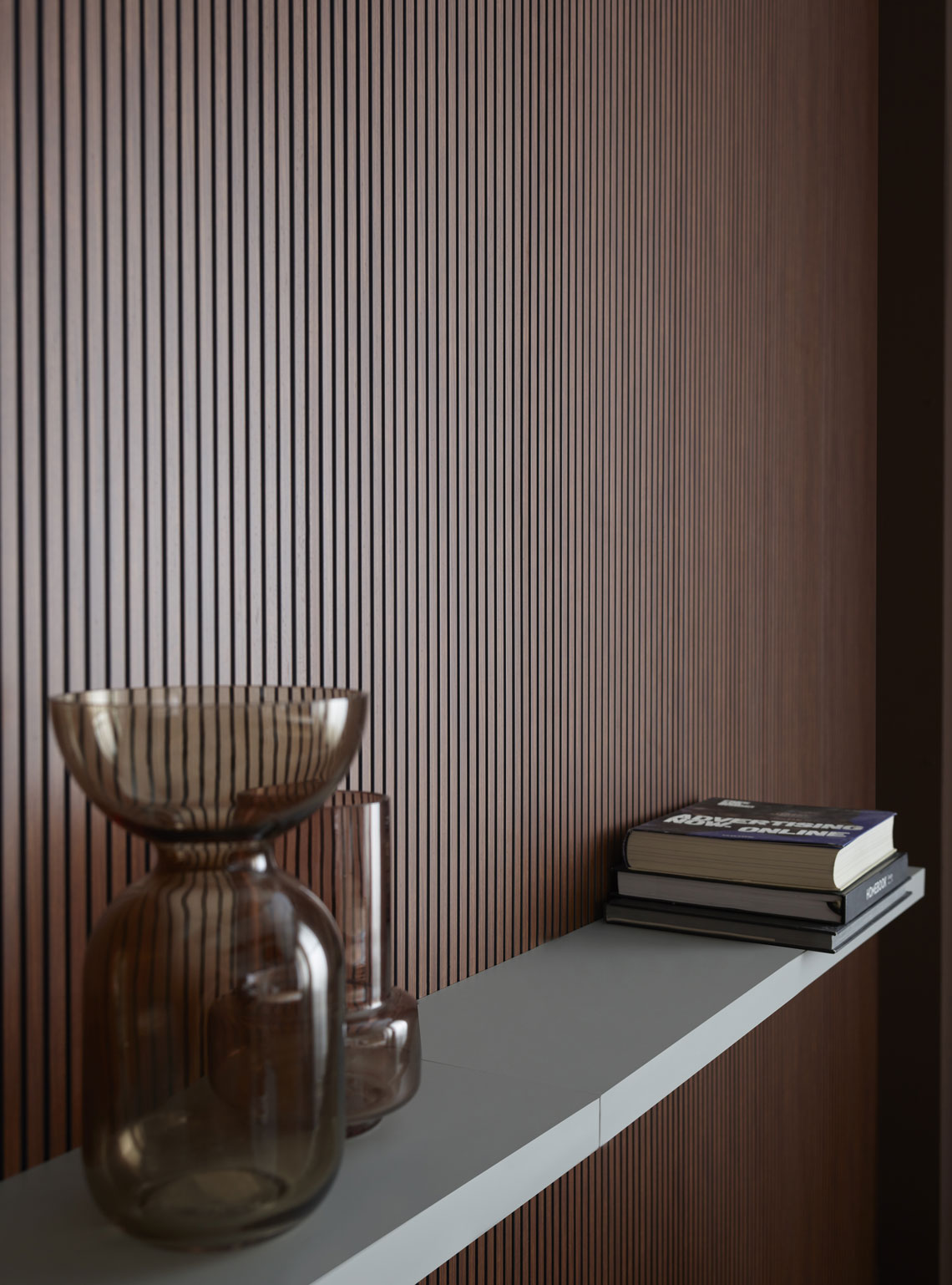 Lamele ścienne Linerio XS-Line Micro Mocca 30 × 265 × 0,6 cm