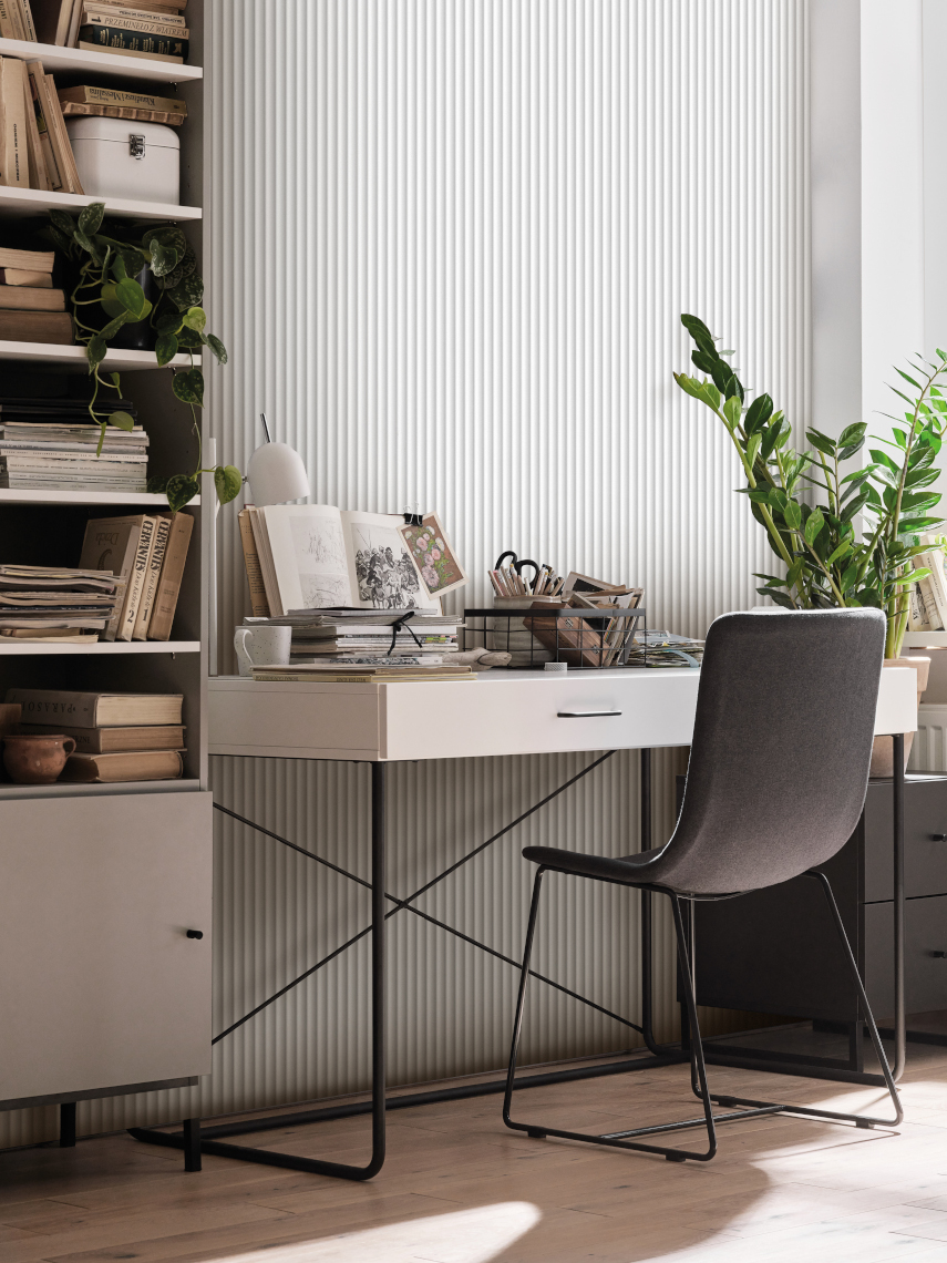 Lamele ścienne Linerio XS-Line Wave White 30 × 265 × 0,9 cm