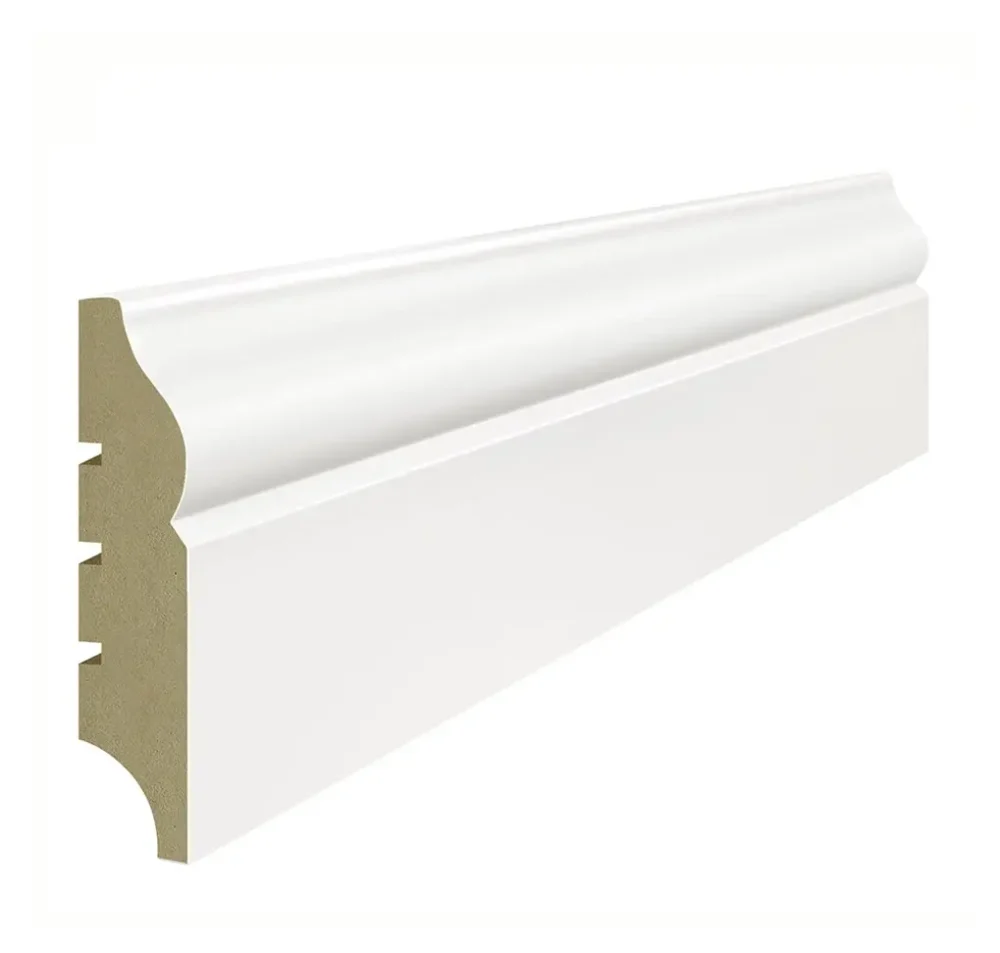 Listwa przypodłogowa Lagrus Atena 16 x 80 mm biała