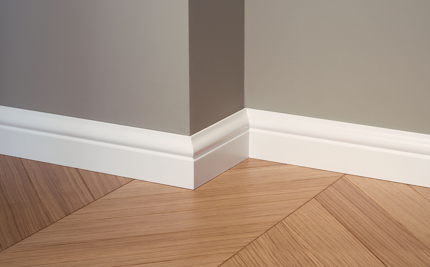 Listwa przypodłogowa Lagrus Atena 16 x 80 mm biała