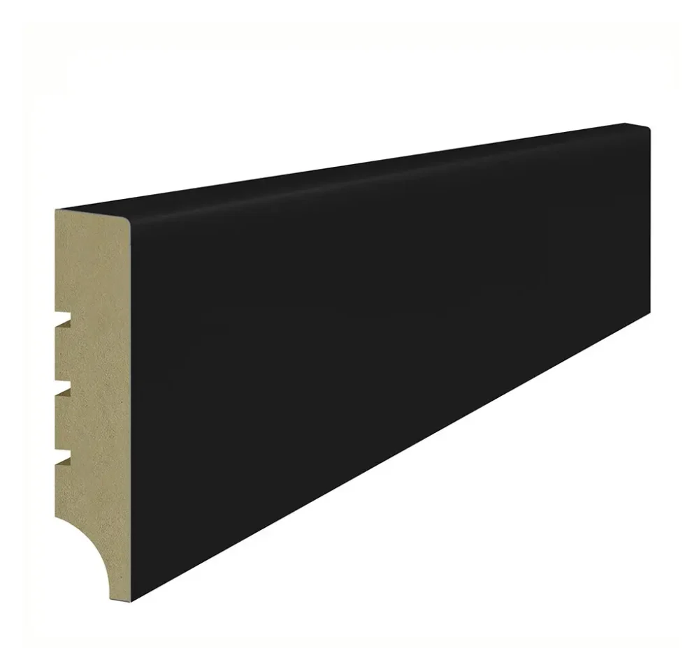 Listwa przypodłogowa Lagrus Classic R1 16 x 80 mm czarna