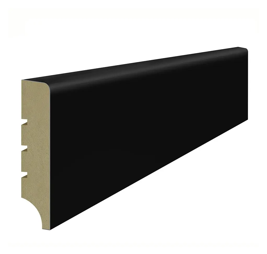 Listwa przypodłogowa Lagrus Classic R5 16 x 80 mm czarna