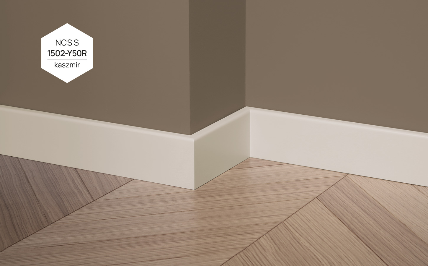 Listwa przypodłogowa Lagrus Classic R5 16 x 80 mm kaszmirowa