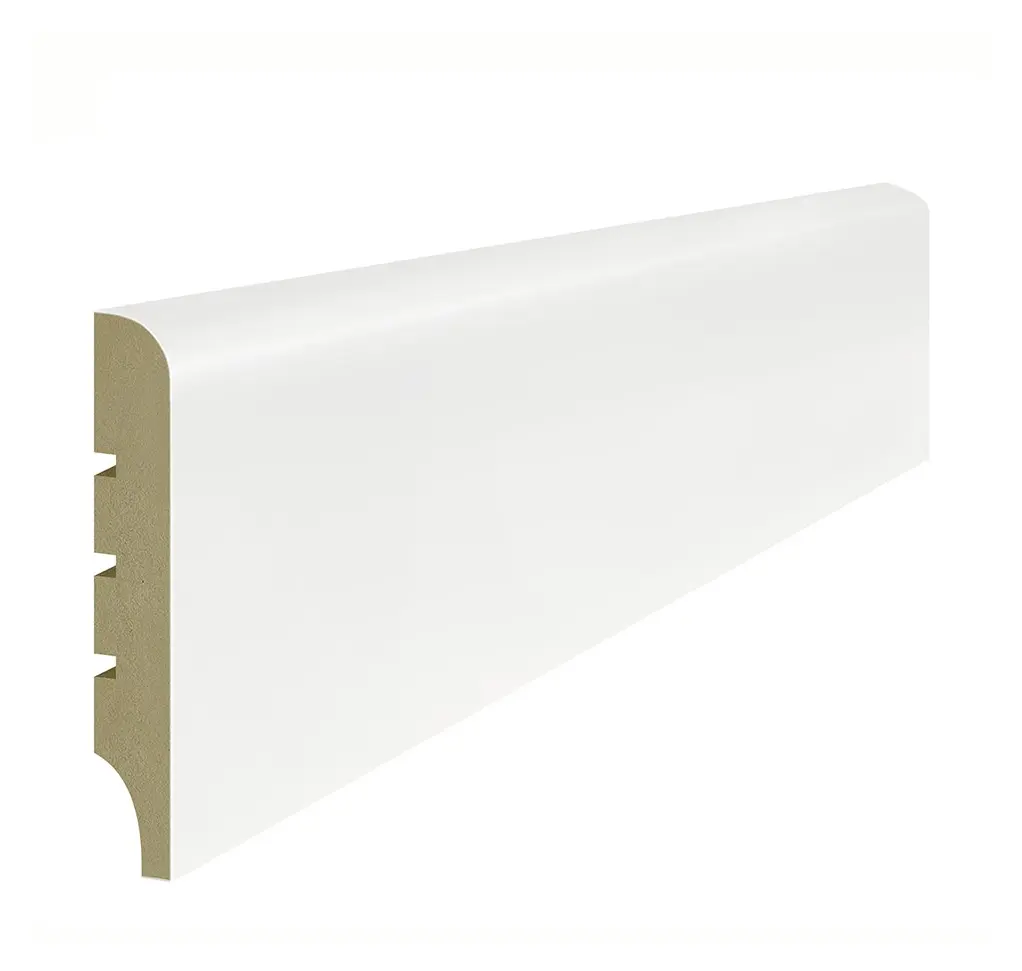 Listwa przypodłogowa Lagrus Slim R10 12 x 80 mm biała