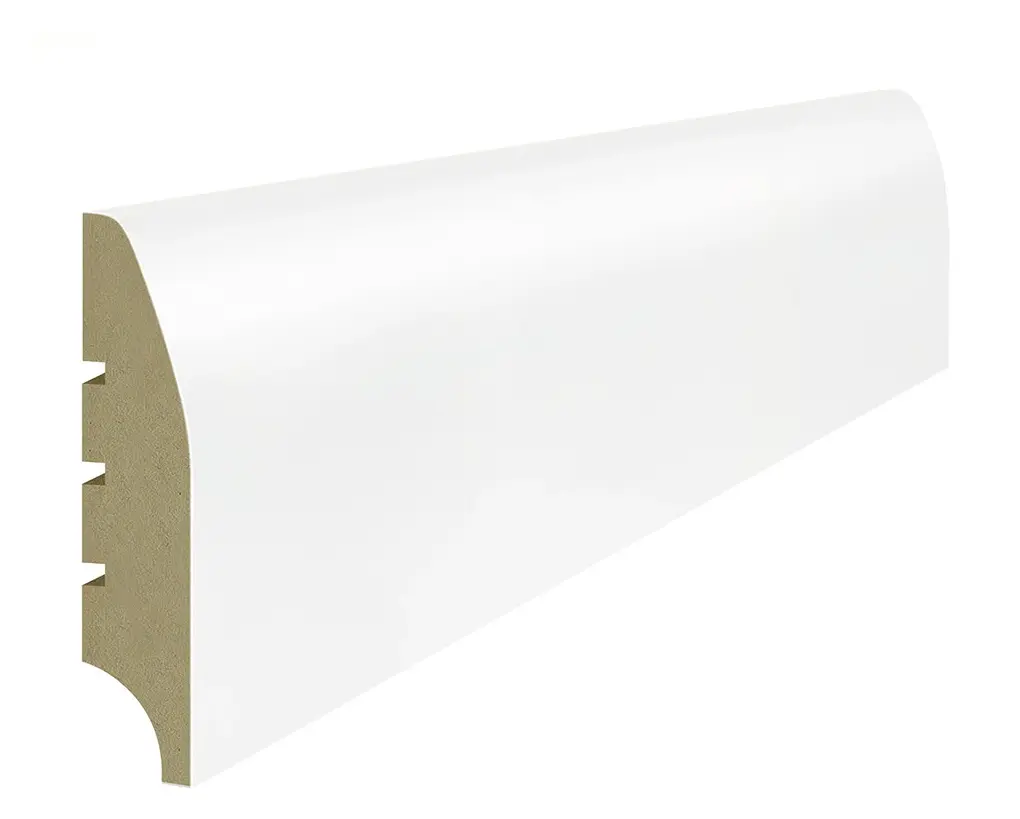 Listwa przypodłogowa Lagrus Soft 16 x 80 mm biała