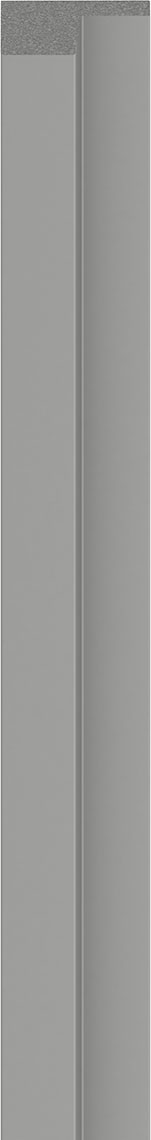 Listwa wykończeniowa lewa do lameli Linerio L-Line Grey