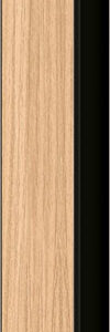 Listwa wykończeniowa lewa do lameli Linerio M-Line Natural Black
