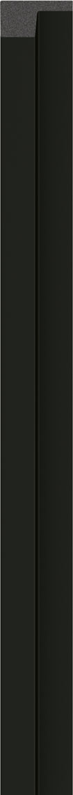 Listwa wykończeniowa lewa do lameli Linerio M Plus-Line Black