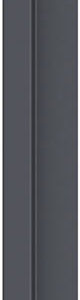 Listwa wykończeniowa lewa do lameli Linerio S-Line Anthracite