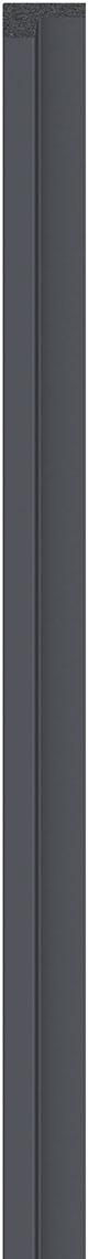 Listwa wykończeniowa lewa do lameli Linerio S-Line Anthracite