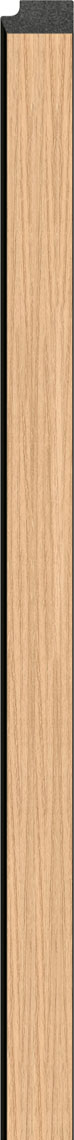 Listwa wykończeniowa prawa do lameli Linerio M-Line Natural Black