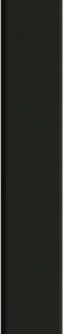 Listwa wykończeniowa prawa do lameli Linerio M Plus-Line Black