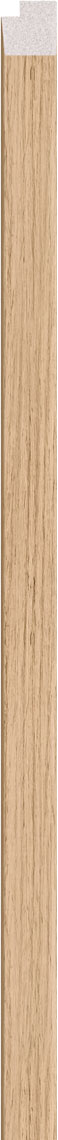 Listwa wykończeniowa prawa do lameli Linerio M Plus-Line Light Oak