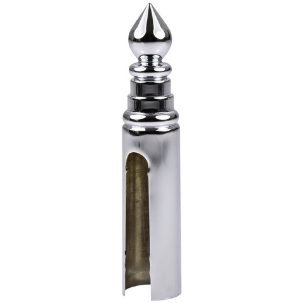 Nasadka mosiężna ozdobna przekrój 14mm chrom