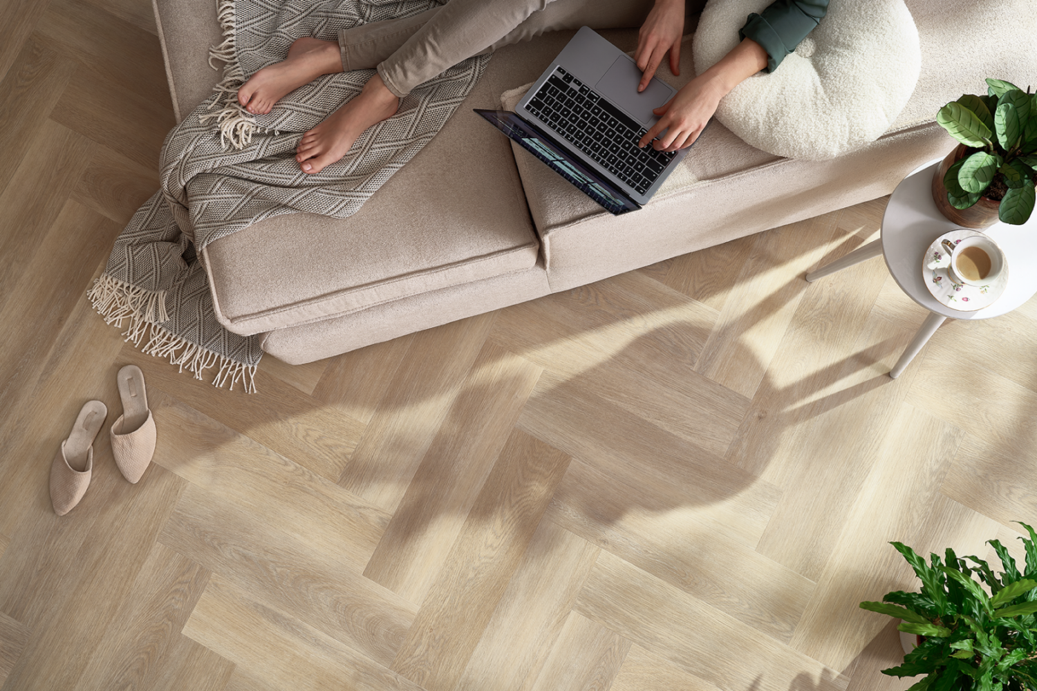 Panel winylowy Arbiton Amaron Herringbone Dąb Dearwood 5mm