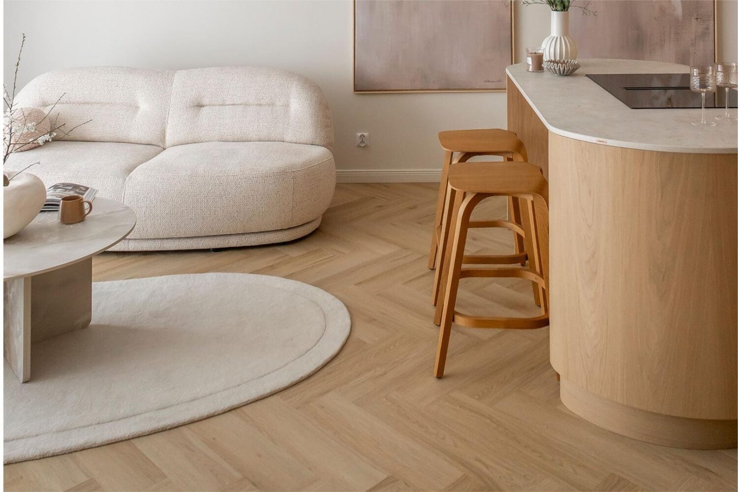 Panel winylowy Arbiton Amaron Herringbone Dąb Harlow 5mm