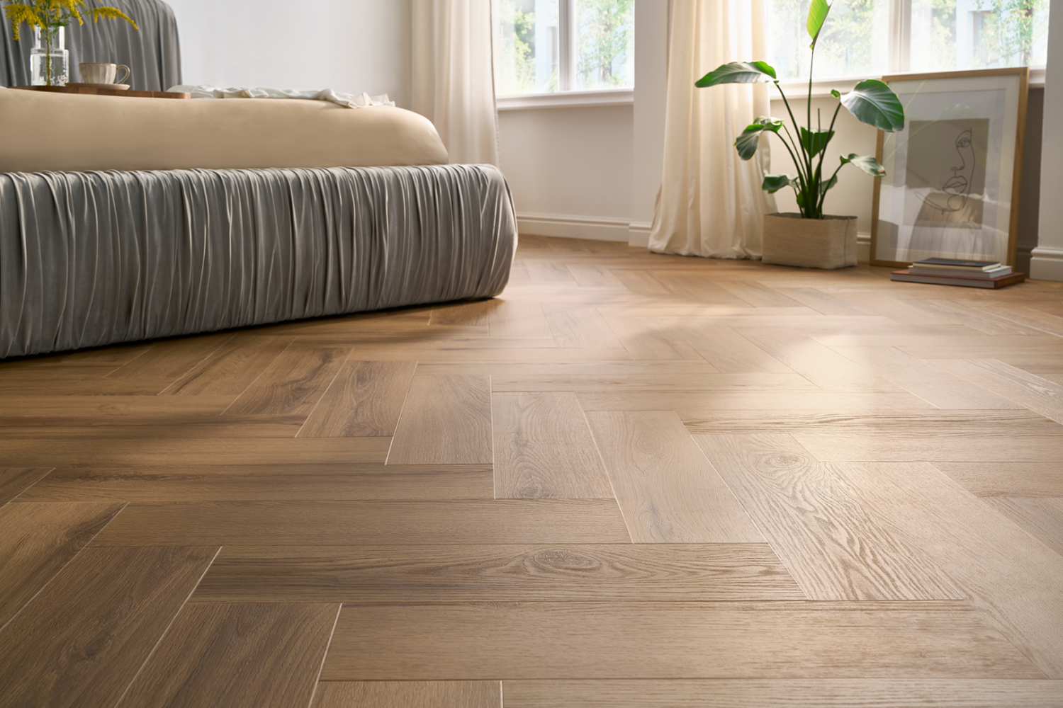 Panel winylowy Arbiton Amaron Herringbone Eir Dąb Rochester 5mm