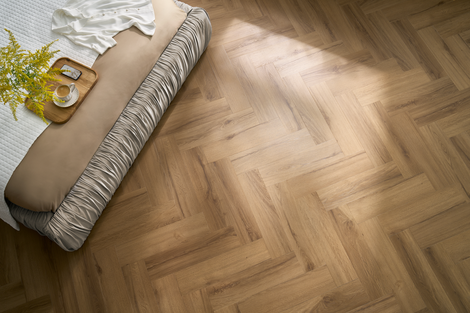 Panel winylowy Arbiton Amaron Herringbone Eir Dąb Rochester 5mm