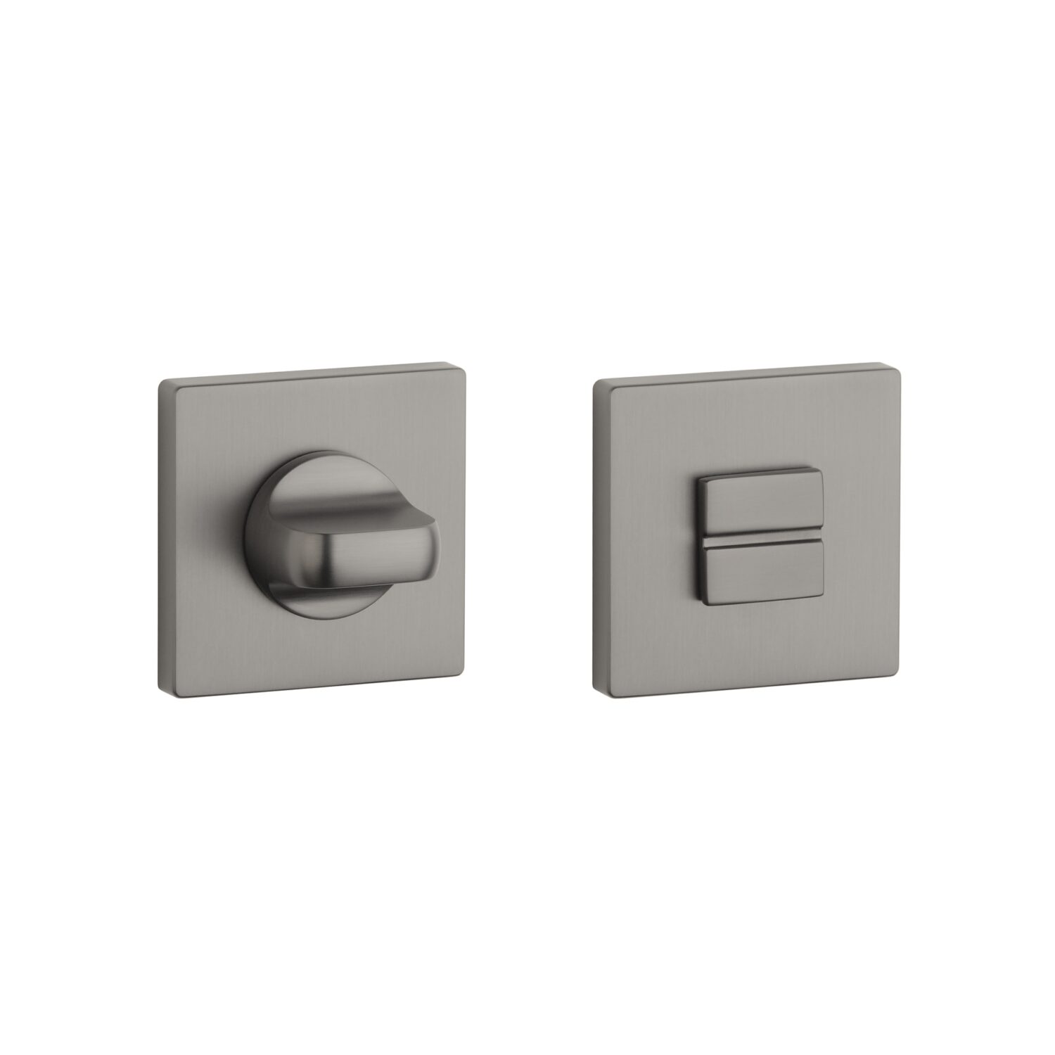 Rozeta Aprile kwadratowa Q Slim 7 mm WC 4x4 do 60 mm, grafit