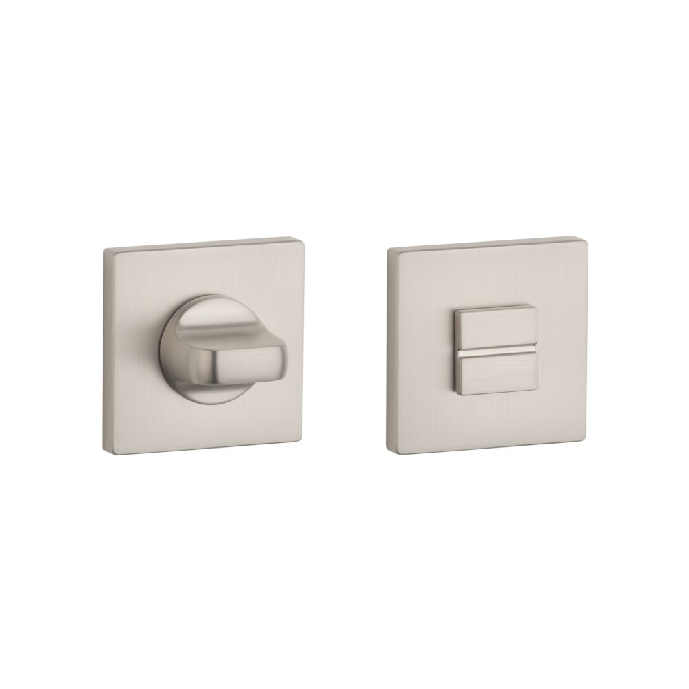 Rozeta Aprile kwadratowa Q Slim 7 mm WC 4x4 do 42 mm, nikiel