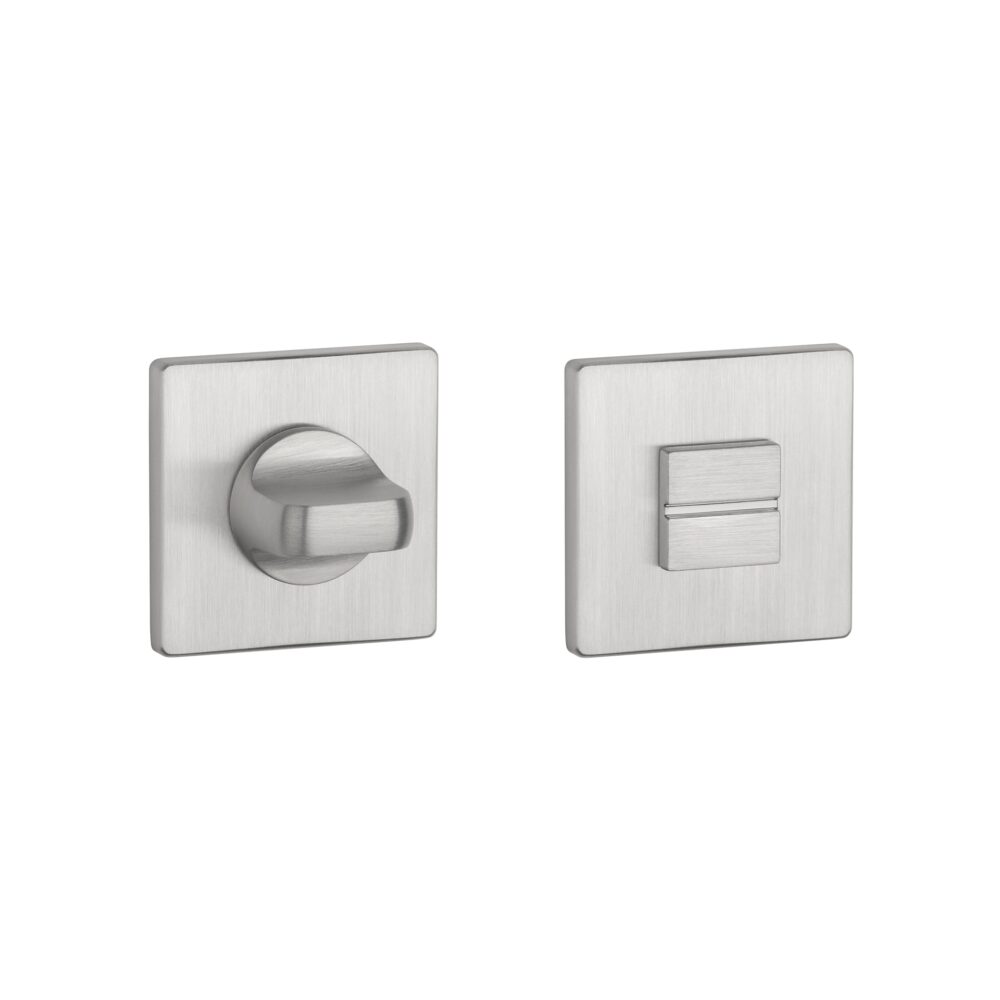 Rozeta Aprile kwadratowa Q Super Slim 5 mm WC 4x4 do 60 mm, chrom szczotkowany