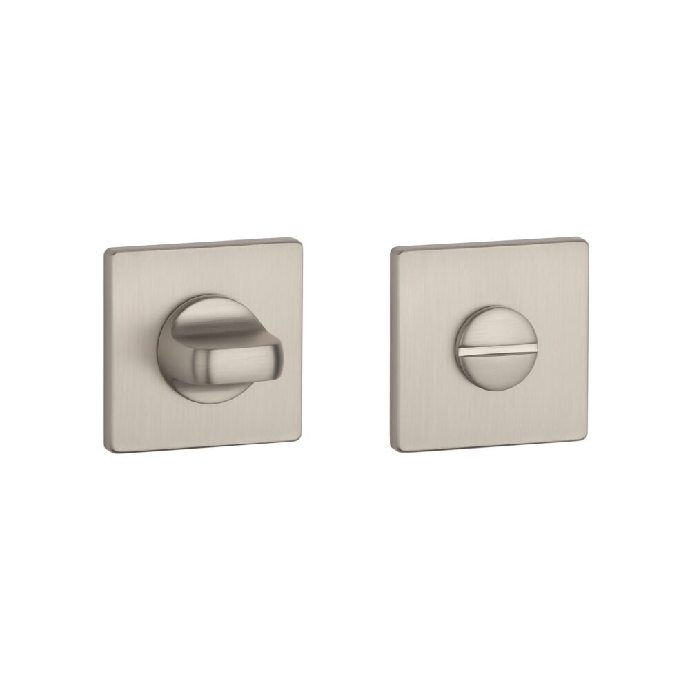 Rozeta Aprile kwadratowa Q Super Slim 5 mm WC 4x4 do 60 mm, nikiel