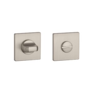 Rozeta Aprile kwadratowa Q Super Slim 5 mm WC 4x4 do 42 mm, nikiel