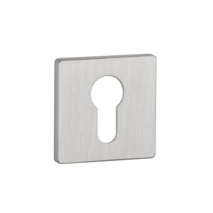 Rozeta Aprile kwadratowa Q Super Slim 5 mm wkładka, chrom szczotkowany