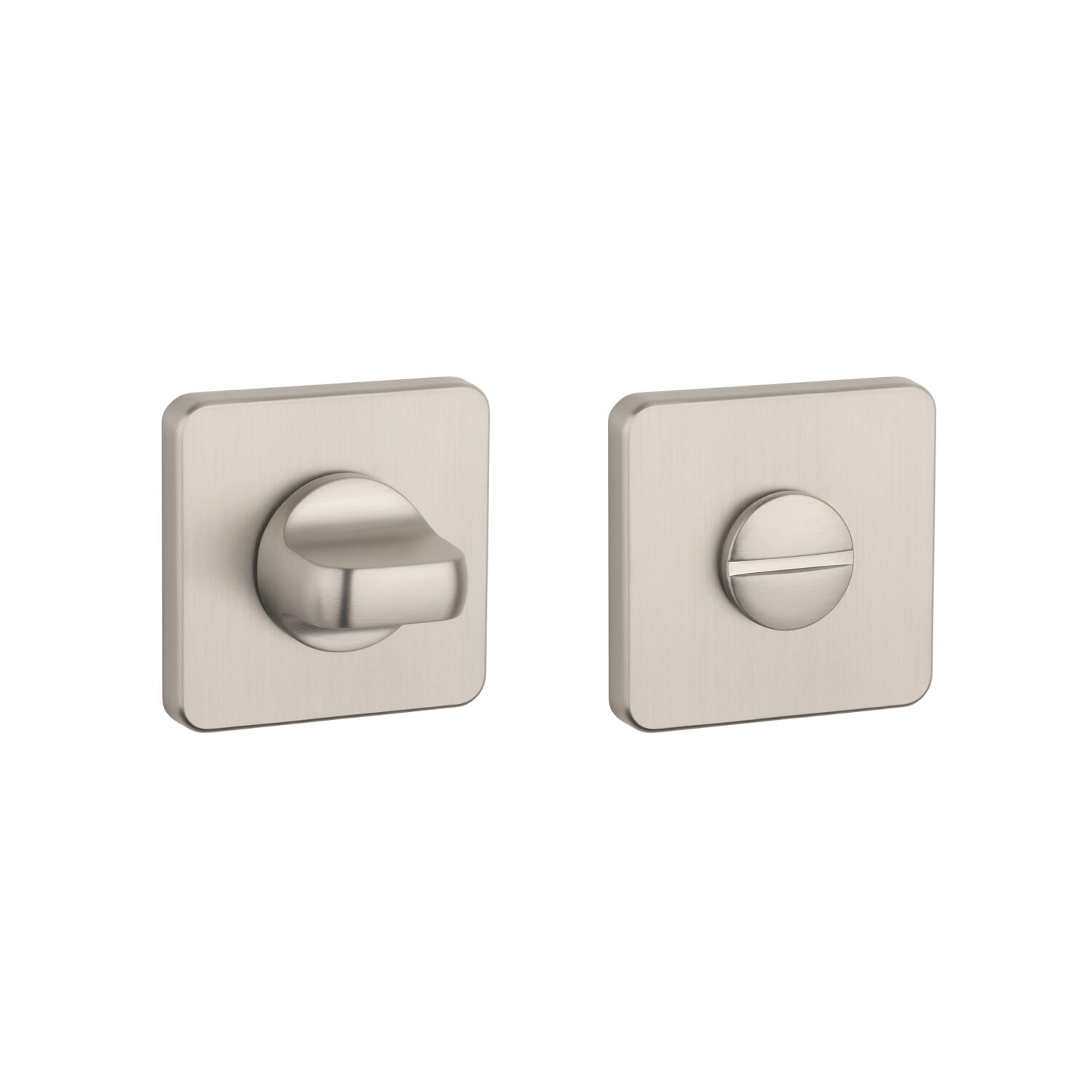 Rozeta Aprile kwadratowa Soft Square QS 7 mm WC 4x4 do 42 mm, nikiel