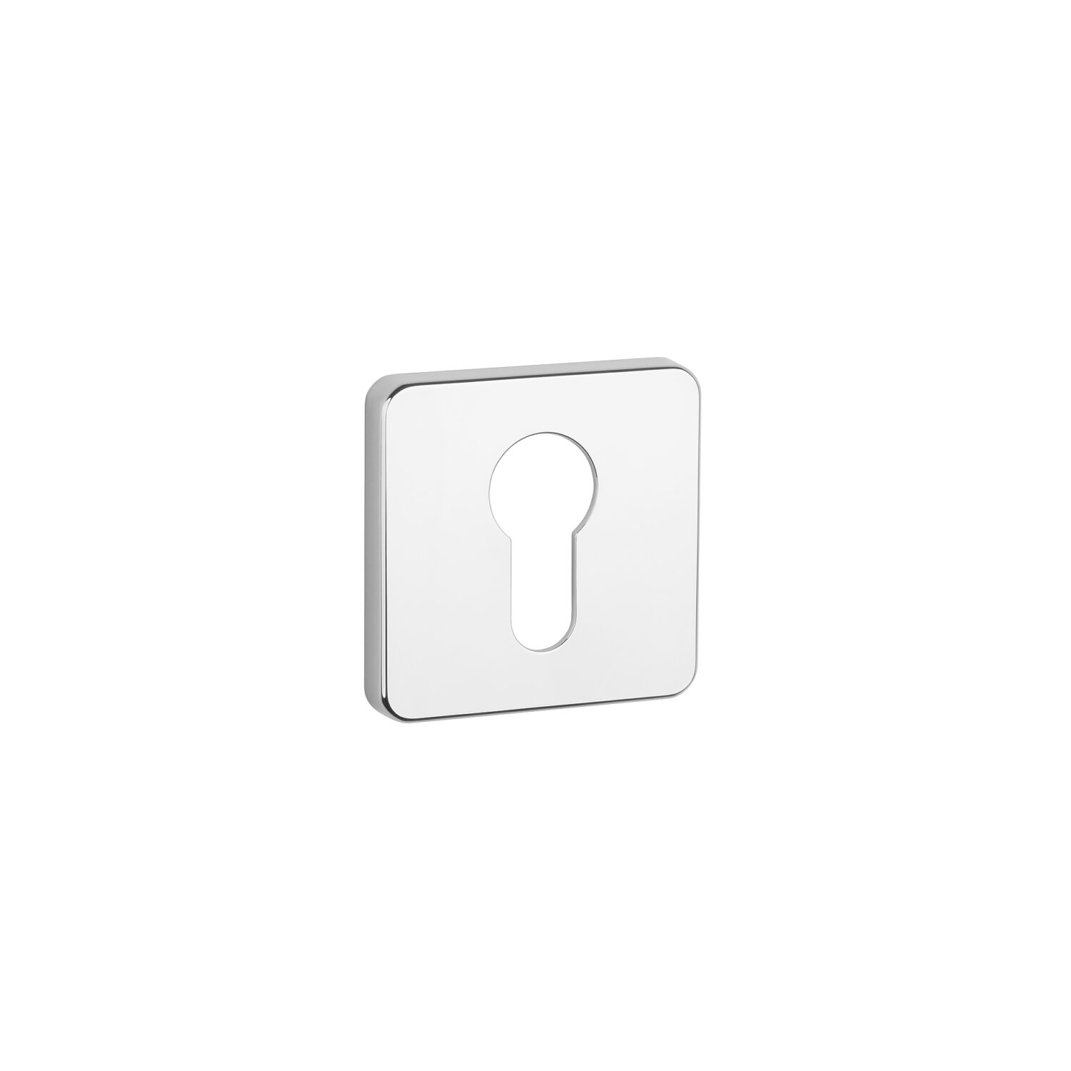 Rozeta Aprile kwadratowa Soft Square QS 7 mm wkładka, chrom polerowany