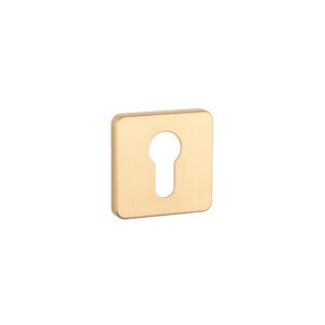 Rozeta Aprile kwadratowa Soft Square QS 7 mm wkładka, złoty matowy