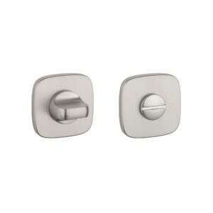 Rozeta Aprile kwadratowo okrągła QR 7 mm WC 4x4 do 42 mm, nikiel