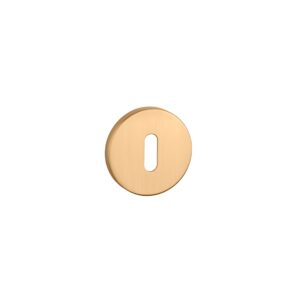 Rozeta Aprile okrągła R Slim 7 mm klucz, złoty matowy