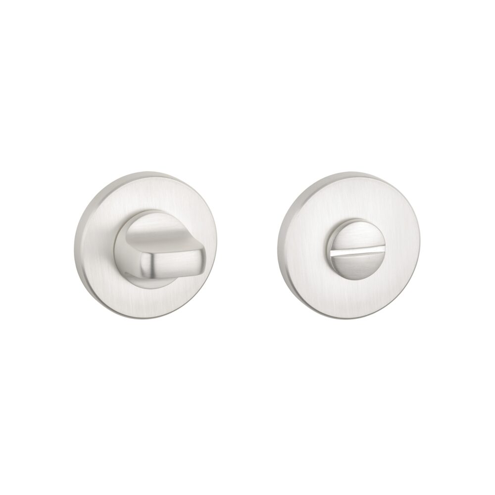 Rozeta Aprile okrągła R Slim 7 mm WC 4x4 do 60 mm, srebrny perłowy
