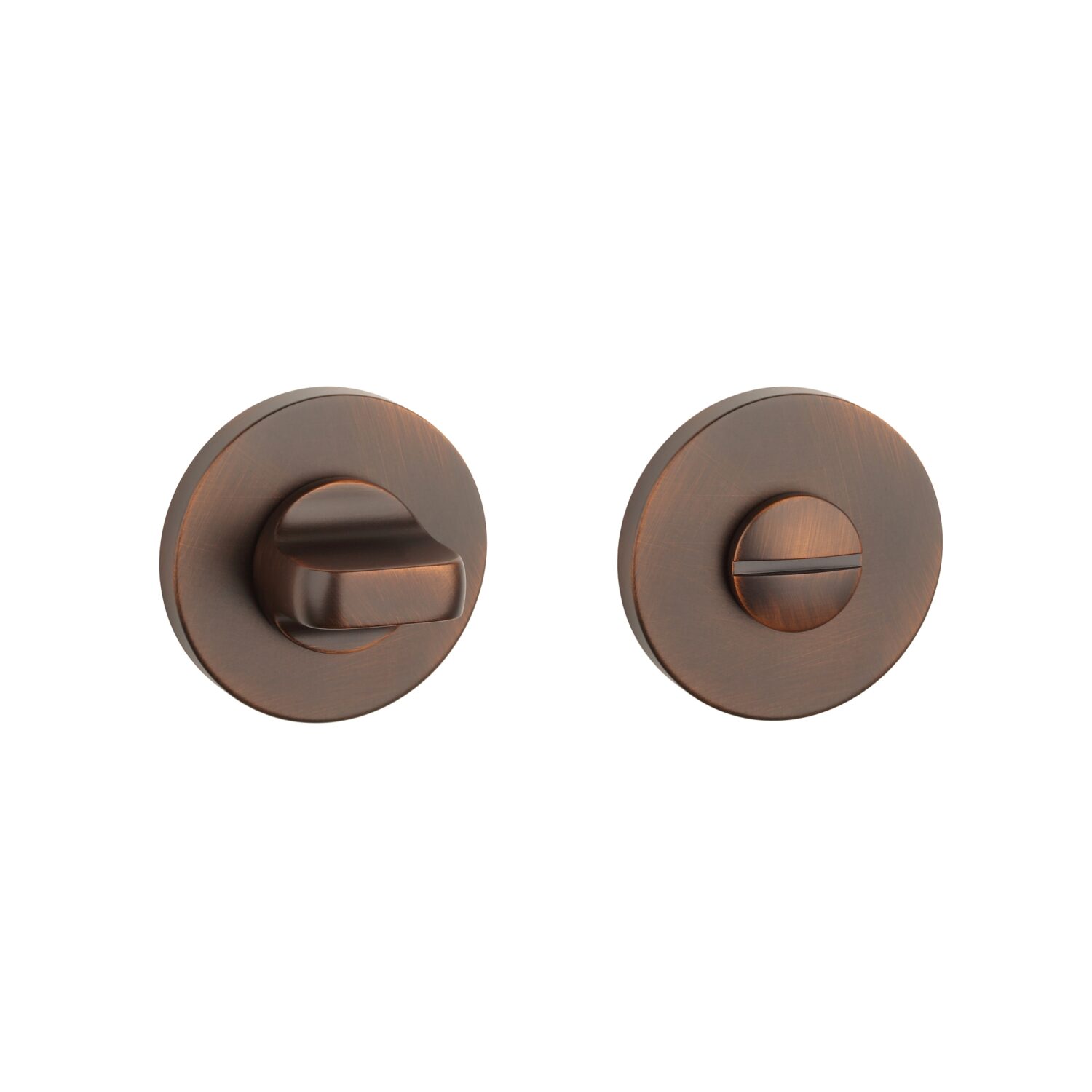 Rozeta Aprile okrągła R Slim 7 mm WC 4x4 do 60 mm, umbra palona