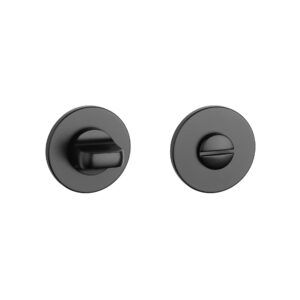 Rozeta Aprile okrągła R Super Slim 5 mm WC 4x4 do 42 mm, czarny matowy